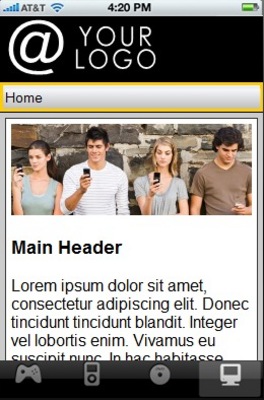 Product picture Fully Compatible Mobile Website Template